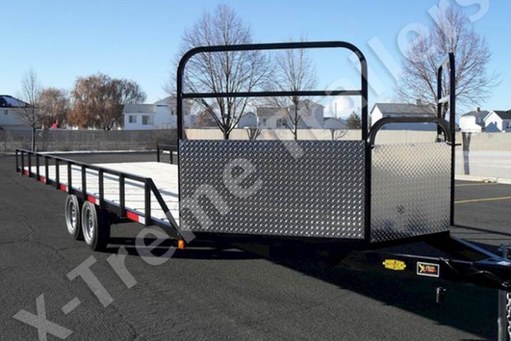 a truck is parked on the side of a road
