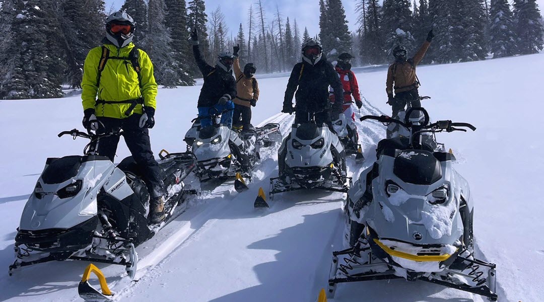 Snowmobiling in Utah Snowmobiling in Utah