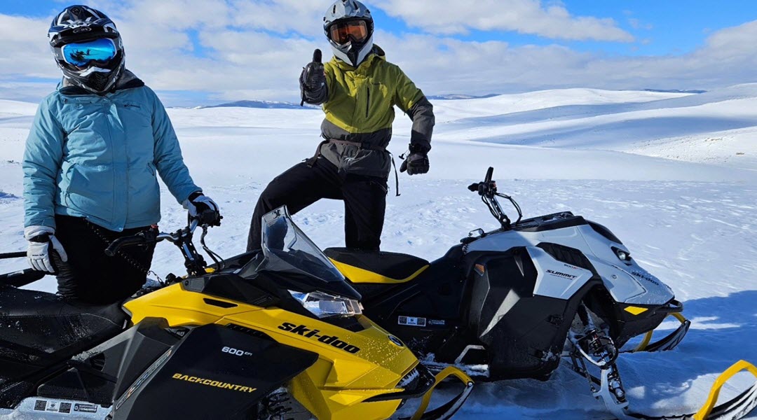 Snowmobiling Tour in Park City